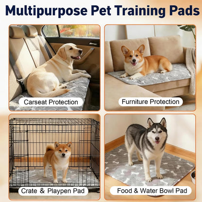 Puppy Pads , Washable Pee Pads For Dogs Potty Training, Reusable Dog Mat For Playpen, Crate, Whelping Box
