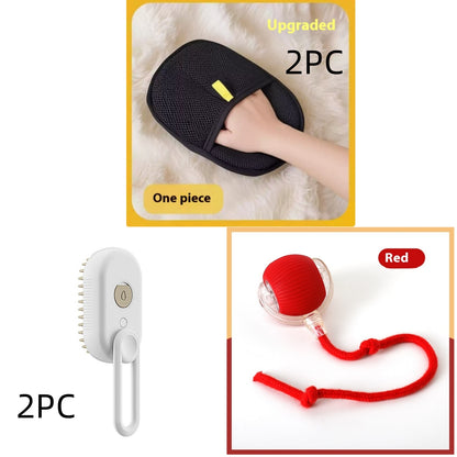 Cat Steam Brush Steamy Dog Brush 3 In 1 Electric Spray Cat Hair Brushes For Massage Pet Grooming Comb Hair Removal Combs Pet Products